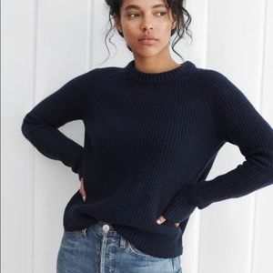 Jenni Kayne Cashmere Fisherman Sweater, Small